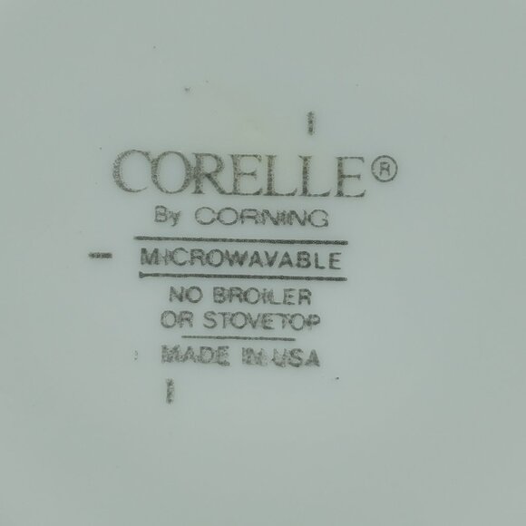 Corelle Country Cottage Dessert Fruit Sauce Berry Dip Bowls Blue & Green Bands - Picture 8 of 8